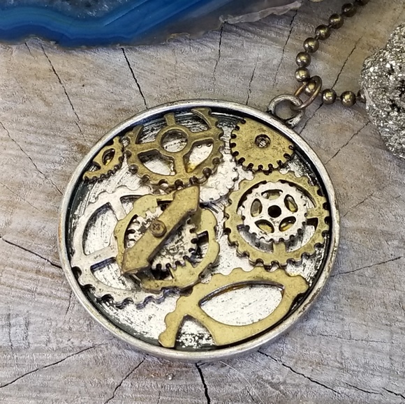 Jewelry - Steampunk Watch Part Necklace